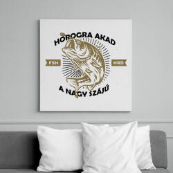 printfashion Horogra vele - Vászonkép - Fehér (6631259)
