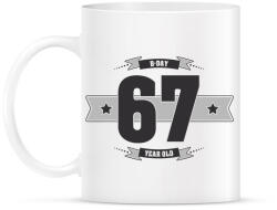printfashion b-day-67-dark-lightgrey - Bögre - Fehér (790574)