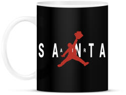 printfashion Air Santa - Bögre - Fekete (1980067)