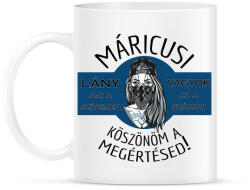 printfashion Márciusi lány vagyok - Bögre - Fehér (6235584)