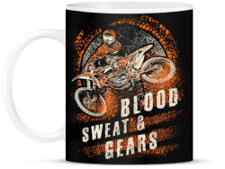 printfashion Vér, veríték és sebesség - Bögre - Fekete (1061843)