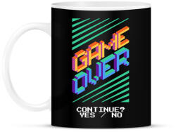 printfashion gameover - Bögre - Fekete (10449605)