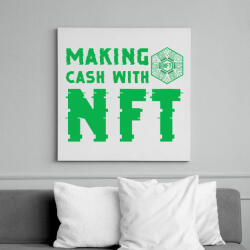 printfashion BITCOIN 4 EVER 36 - Vászonkép - Fehér (6640040)