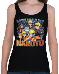 printfashion Uzumaki Naruto - Női atléta - Fekete (14160773)