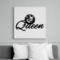 printfashion BMW QUEEN - Vászonkép - Fehér (6630037)