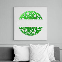 printfashion Kalandmester - Goth kör (Zöld) - Vászonkép - Fehér (6632496)