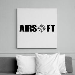 printfashion Airsoft - Vászonkép - Fehér (15523831)