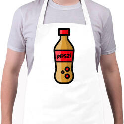printfashion PEPSZI - Kötény - Fehér (10995028)