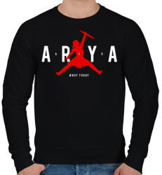 printfashion Arya Air (Red) - Férfi pulóver - Fekete (1537406)