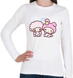 printfashion My Melody Sanrio - Női hosszú ujjú póló - Fehér (13799216)