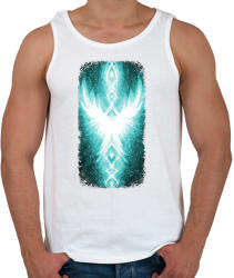 printfashion Szivárvány Híd - világoskék - Férfi atléta - Fehér (16005118)