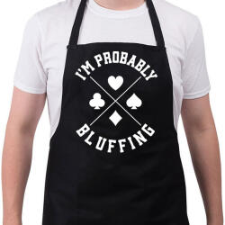 printfashion Bluffing - Kötény - Fekete (15563546)