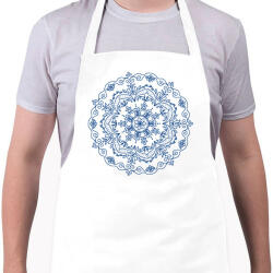 printfashion Kifesthető mandala5 - Kötény - Fehér (4913836)