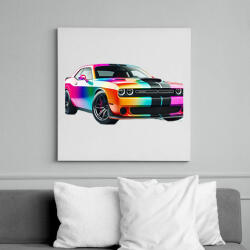 printfashion Dodge - Vászonkép - Fehér (15208367)