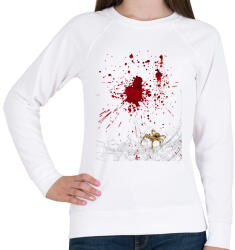 printfashion Vámpír jelmez - Női pulóver - Fehér (14649733)