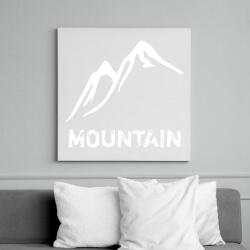 printfashion Mountain - Vászonkép - Fehér (6635646)