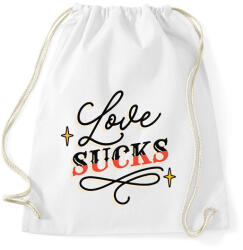 printfashion Love sucks - Sportzsák, Tornazsák - Fehér (4312117)