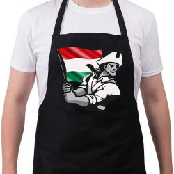 printfashion Magyar Patrióta - Kötény - Fekete (4925621)