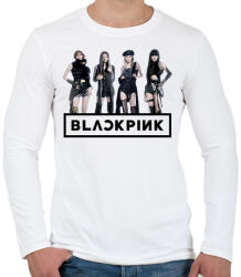 printfashion Blackpink - Férfi hosszú ujjú póló - Fehér (16267844)