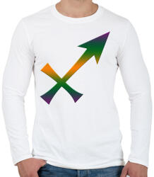 printfashion nyilas - Férfi hosszú ujjú póló - Fehér (4084159)