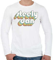 printfashion Steely Dan - Férfi hosszú ujjú póló - Fehér (5105644)