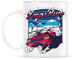 printfashion Karácsonyi futam-Xmas run - Bögre - Fehér (5724146)