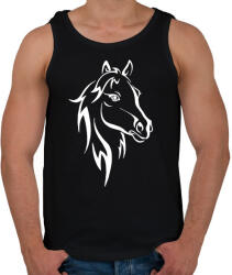 printfashion Horse - Férfi atléta - Fekete (4737550)