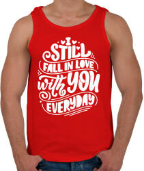 printfashion Still fall in love - Férfi atléta - Piros (2217283)