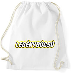 printfashion legenybucsu-lego - Sportzsák, Tornazsák - Fehér (878853)