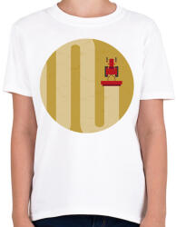 printfashion Betakarítás - Gyerek póló - Fehér (7645202)