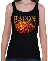printfashion Bacon - Női atléta - Fekete (16178987)