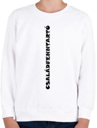 printfashion Családfenntartó - fekete - Gyerek pulóver - Fehér (12021944)
