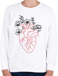 printfashion piros&fekete 1 - Gyerek pulóver - Fehér (16280740)