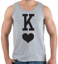 printfashion King - Férfi atléta - Sport szürke (5389447)