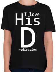 printfashion I love - női - Gyerek póló - Fekete (15609231)