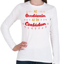 printfashion Az óvodásaim - Női hosszú ujjú póló - Fehér (13754976)