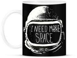 printfashion I need more Space - Bögre - Fekete (1520387)