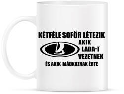 printfashion Kétféle sofőr: Lada - Bögre - Fehér (2321299)