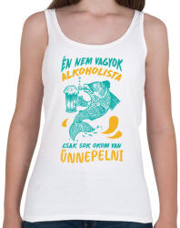 printfashion Sok okom van ünnepelni - Női atléta - Fehér (9462277)