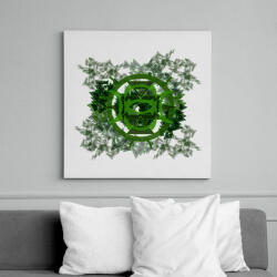 printfashion chaos design - Vászonkép - Fehér (6633178)