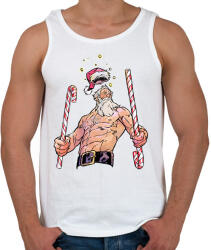 printfashion Kondi Miklós - Férfi atléta - Fehér (1983711)