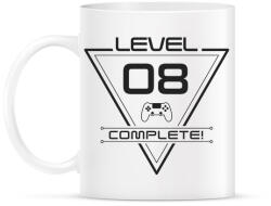 printfashion level-complete-08-grey - Bögre - Fehér (1058820)