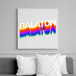 printfashion Balaton - Vászonkép - Fehér (13192243)