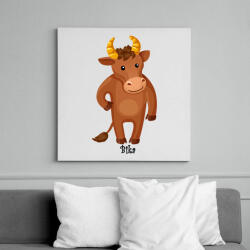 printfashion Bika - Vászonkép - Fehér (6632729)