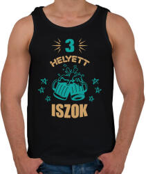 printfashion Páros terhesség - apuka - Férfi atléta - Fekete (13724806)