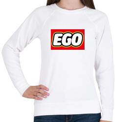 printfashion Ego - Lego - Női pulóver - Fehér (7328217)