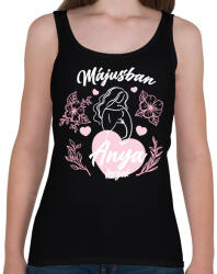 printfashion Anya leszek - Hónappal (fehér) - Női atléta - Fekete (7056484)