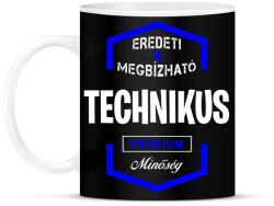 printfashion Technikus prémium minőség - Bögre - Fekete (1468907)