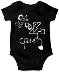printfashion CoffeeQueenWhite - Baba Body - Fekete (5583150)