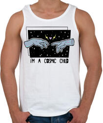 printfashion Cosmic child - Férfi atléta - Fehér (13466540)